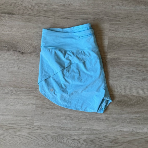 Bright blue lululemon speed up shorts - Picture 4 of 4